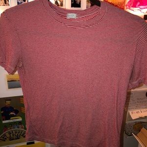 Red and White Striped Crop Top from Pacsun!